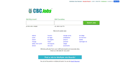 Desktop Screenshot of cbcjobs.com