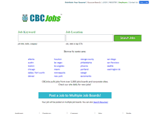 Tablet Screenshot of cbcjobs.com